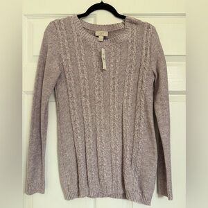 LOFT Outlet Women's Pale Purple Sweater